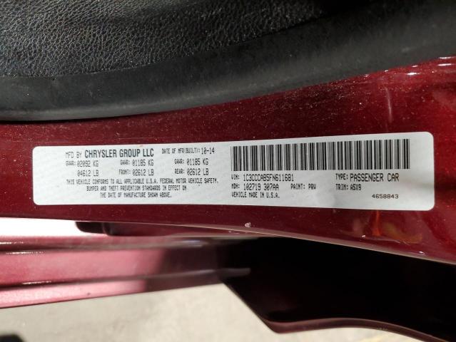 2015 CHRYSLER 200 LIMITED 1C3CCCAB5FN611681