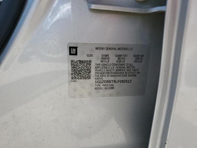 2020 CHEVROLET MALIBU  LT 1G1ZD5ST9LF092512