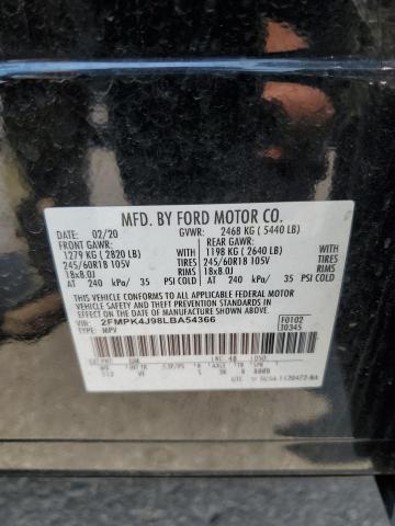 2020 FORD EDGE SEL #3261402523