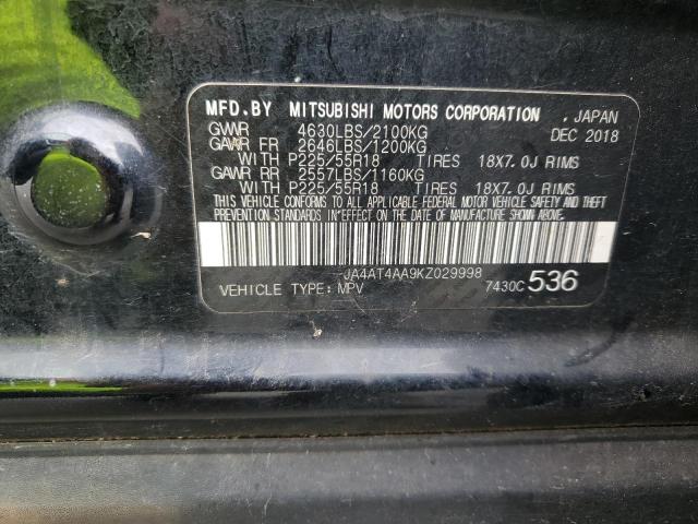 2019 MITSUBISHI ECLIPSE CR JA4AT4AA9KZ029998