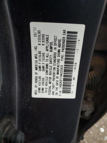 2017 HONDA ACCORD SPO - 1HGCR2F17HA225635
