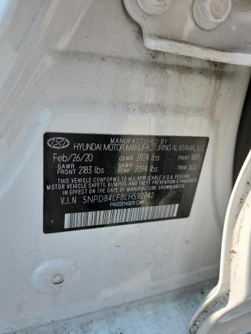2020 HYUNDAI ELANTRA SEL 5NPD84LF8LH592742