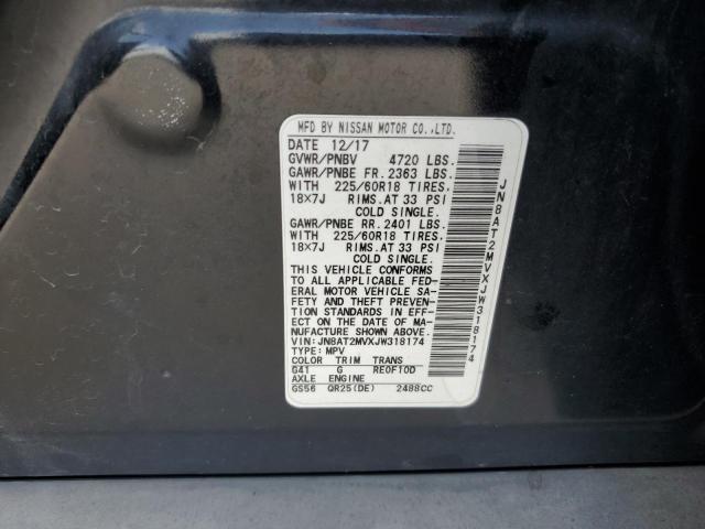 2018 NISSAN ROGUE S JN8AT2MVXJW318174