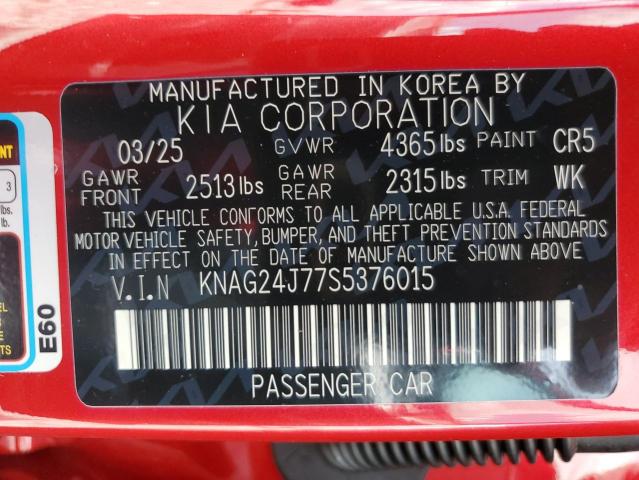 2025 KIA K5 LXS KNAG24J77S5376015