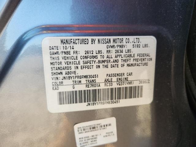 2015 INFINITI Q70L 3.7 JN1BY1PR6FM830451