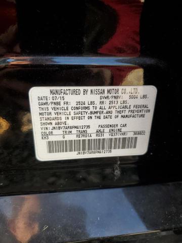 2015 INFINITI Q50 BASE JN1BV7AR6FM412735