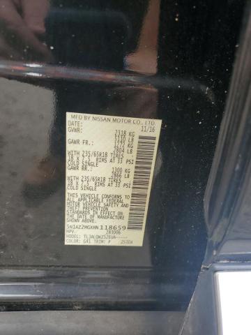 2017 NISSAN MURANO S - 5N1AZ2MGXHN118659
