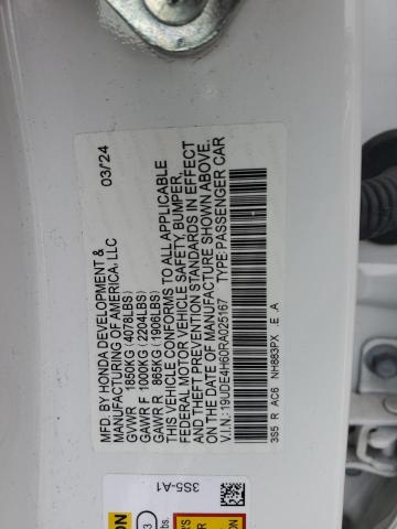 2024 ACURA INTEGRA A- 19UDE4H60RA025167