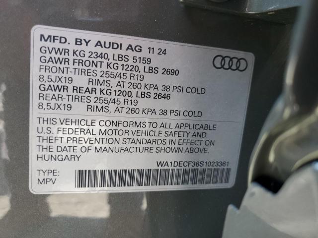 2025 AUDI Q3 PREMIUM WA1DECF36S1023361