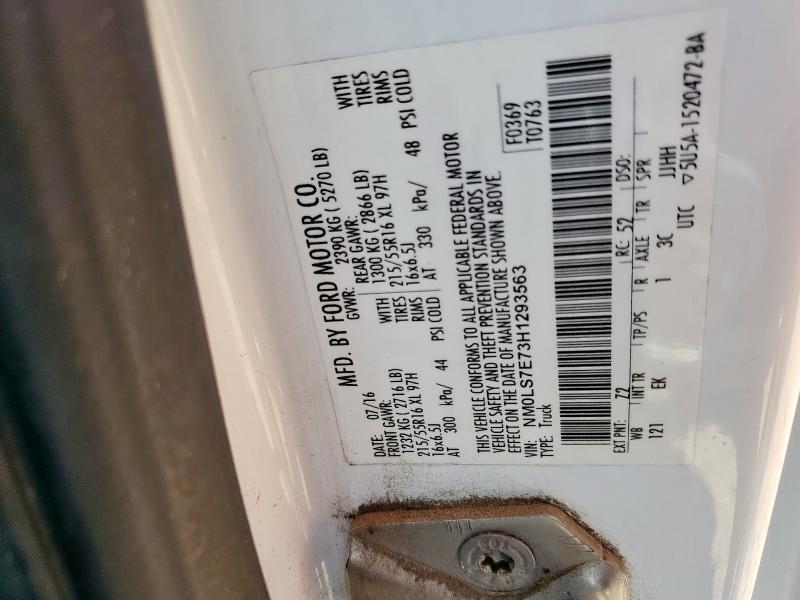 2017 FORD TRANSIT CO NM0LS7E73H1293563