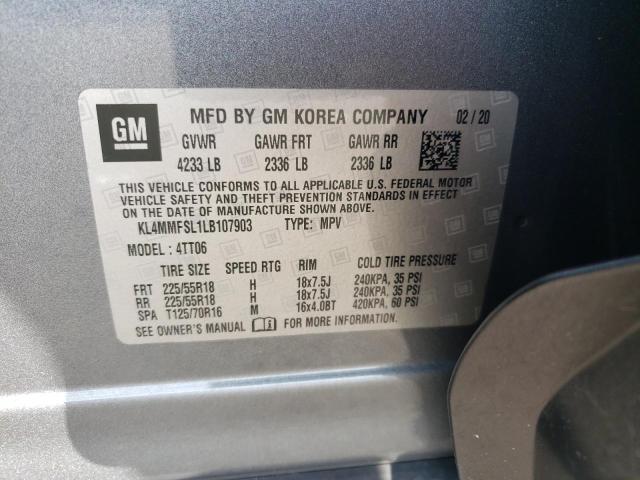 2020 BUICK ENCORE GX ESSENCE KL4MMFSL1LB107903