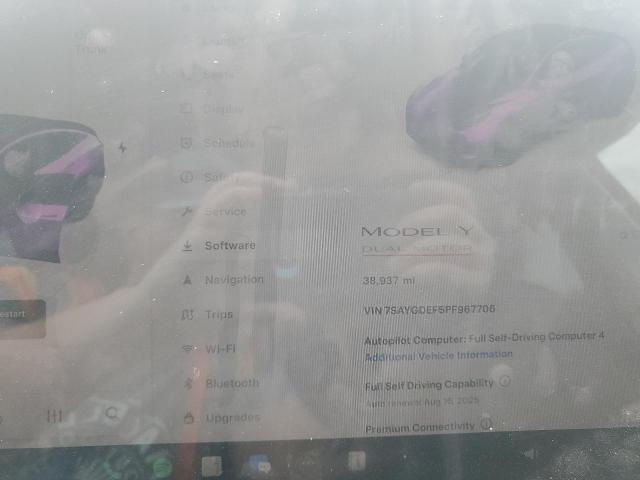 2023 TESLA MODEL Y 7SAYGDEF5PF967706