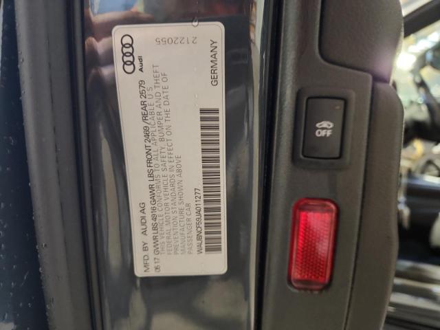 2018 AUDI A5 PREMIUM WAUBNCF59JA011277
