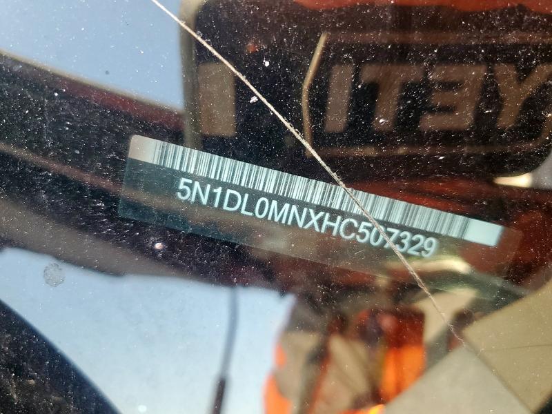 2017 INFINITI QX60 5N1DL0MNXHC507329