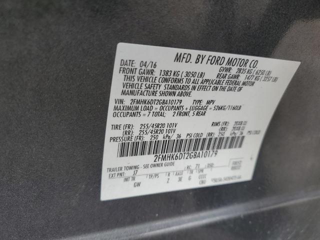 2016 FORD FLEX LIMIT - 2FMHK6DT2GBA10179