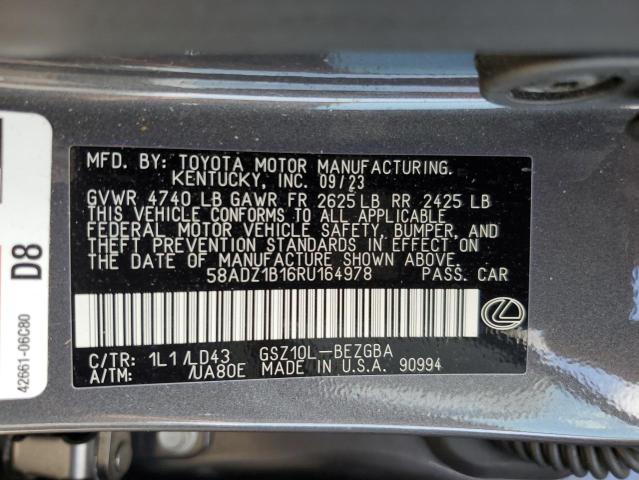 2024 LEXUS ES350 58ADZ1B16RU164978