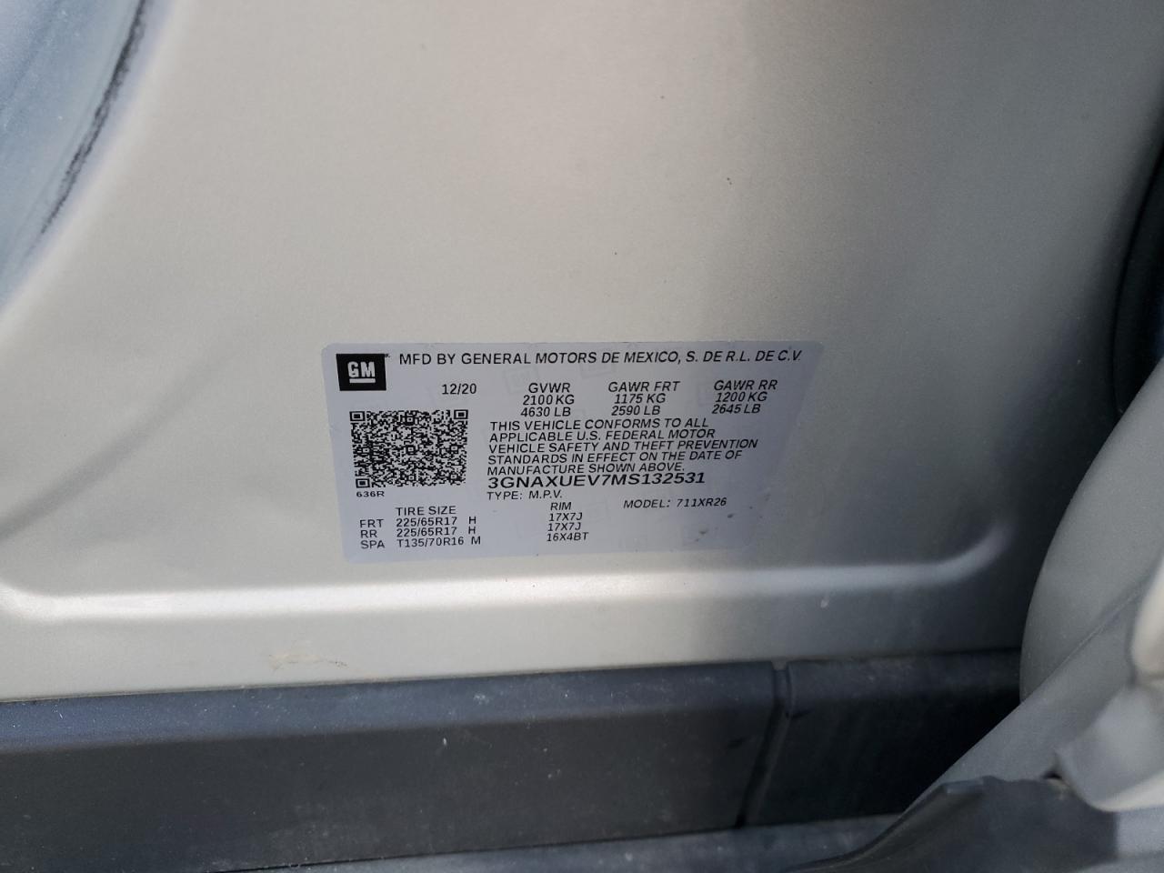 CHEVROLET EQUINOX LT