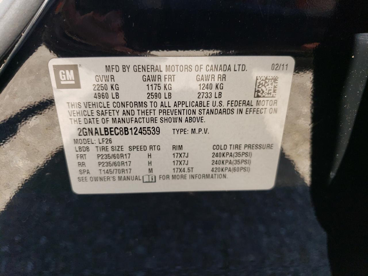 CHEVROLET EQUINOX LS