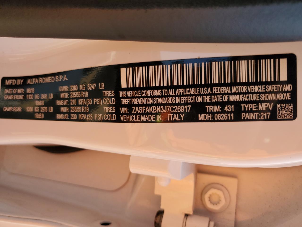 ALFA ROMEO STELVIO TI