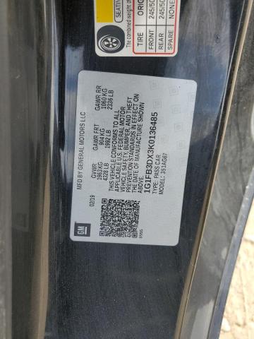2019 CHEVROLET CAMARO LS 1G1FB3DX3K0136485
