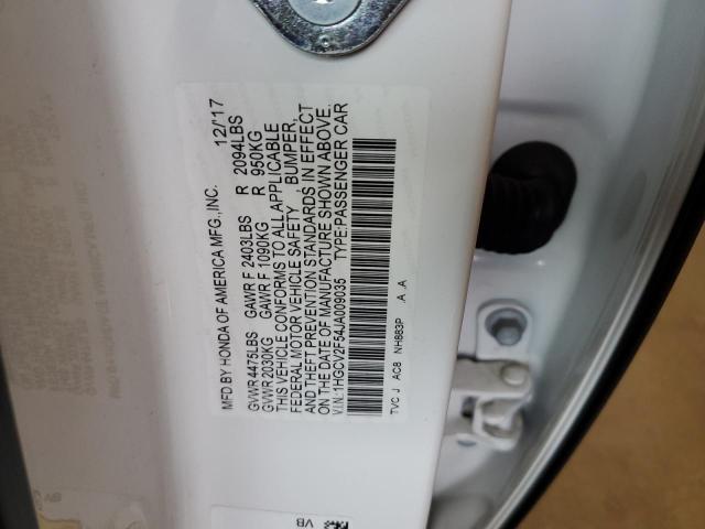 2018 HONDA ACCORD EXL 1HGCV2F54JA009035