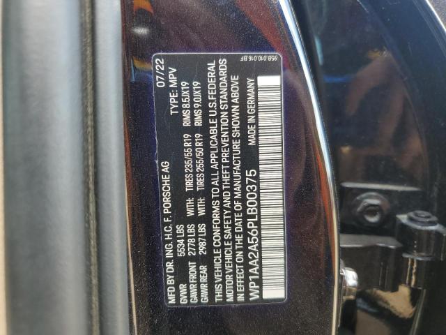 2023 PORSCHE MACAN BASE WP1AA2A56PLB00375