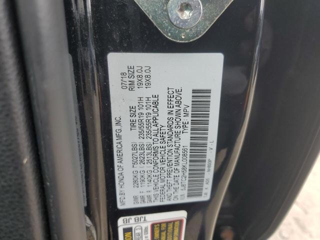 2019 ACURA RDX TECHNO 5J8TC2H58KL008561