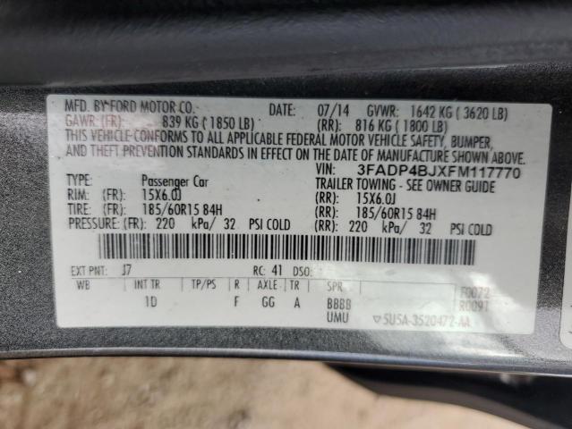 2015 FORD FIESTA SE - 3FADP4BJXFM117770