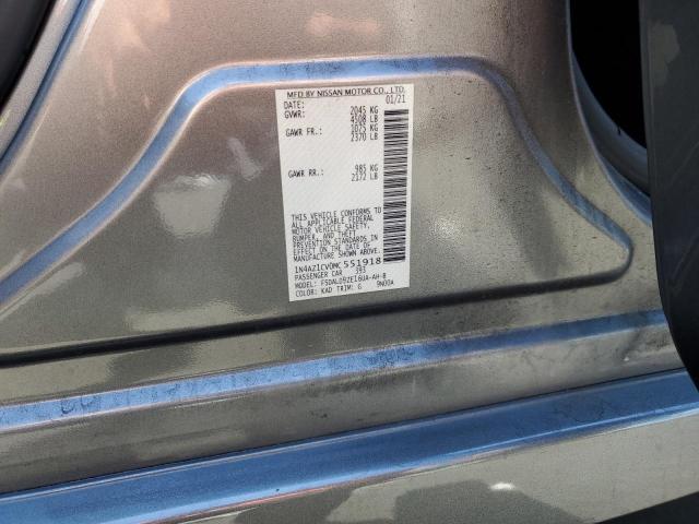 2021 NISSAN LEAF SV 1N4AZ1CV0MC551918