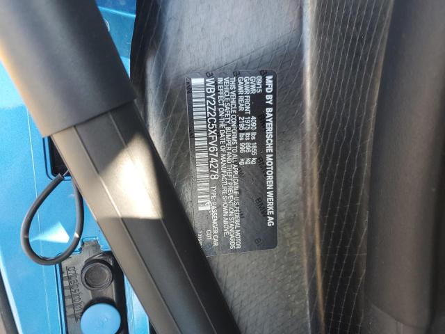 2015 BMW I8 WBY2Z2C5XFV674278