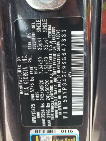 2025 KIA TELLURIDE - 5XYP34GC9SG647331