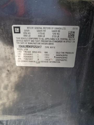 2015 GMC TERRAIN SL 2GKALMEK6F6252417