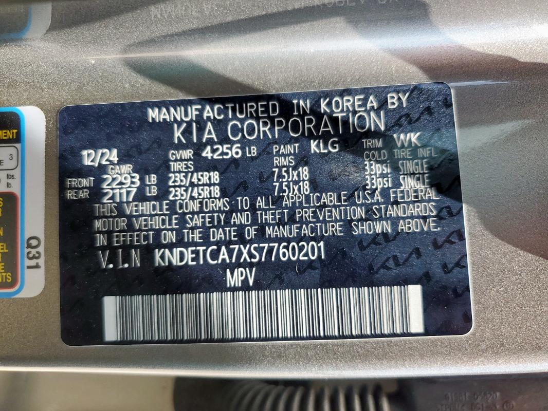 2025 KIA SELTOS SX KNDETCA7XS7760201