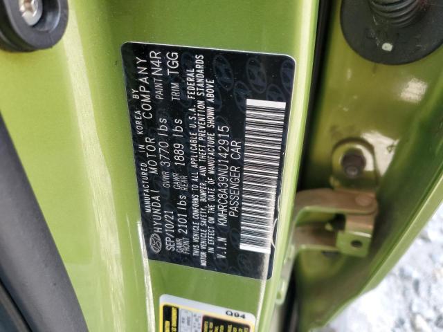 2022 HYUNDAI VENUE SEL KMHRC8A39NU142915