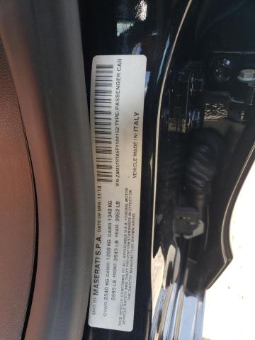 2015 MASERATI GHIBLI S ZAM57RTA5F1144152