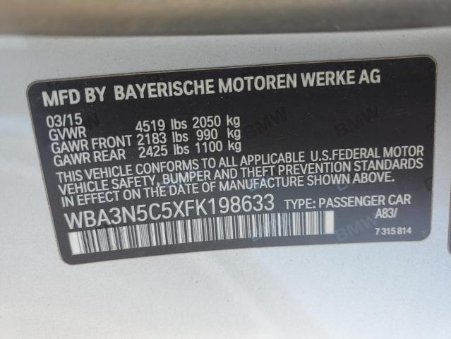 2015 BMW 428 XI WBA3N5C5XFK198633