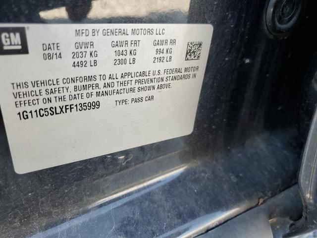 2015 CHEVROLET MALIBU 1LT 1G11C5SLXFF135999