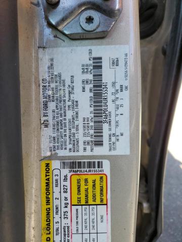 2018 FORD FUSION SE HYBRID - 3FA6P0LU4JR155341