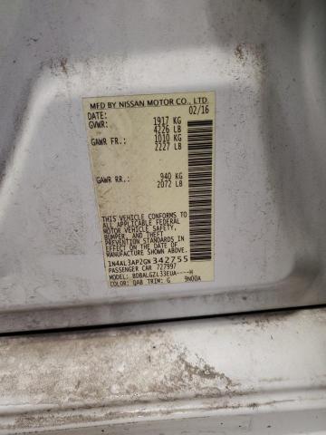 2016 NISSAN ALTIMA 2.5 - 1N4AL3AP2GN342755