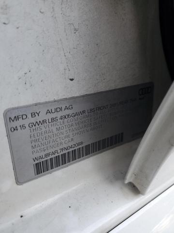 2015 AUDI A4 PREMIUM WAUBFAFL7FN042088