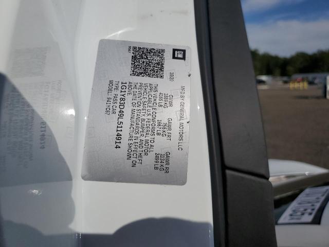 2020 CHEVROLET CORVETTE STINGRAY 3LT #3292461693