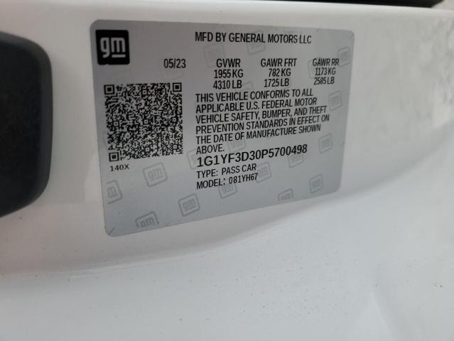 2023 CHEVROLET CORVETTE Z06 3LZ 1G1YF3D30P5700498