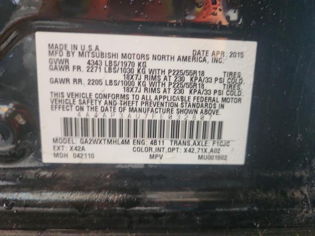 2015 MITSUBISHI OUTLANDER 4A4AP3AU7FE032807