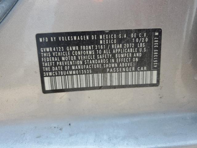 2021 VOLKSWAGEN JETTA S 3VWC57BU4MM013535