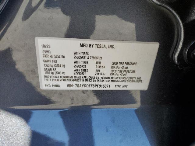 2023 TESLA MODEL Y 7SAYGDEF8PF916071