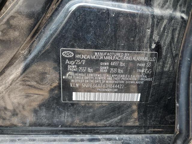 2018 HYUNDAI SONATA SPO 5NPE34AF6JH644422
