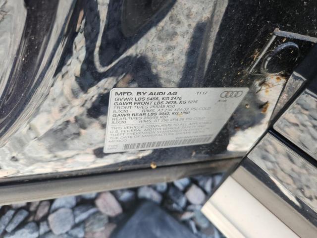 2018 AUDI Q5 PREMIUM WA1BNAFY6J2095564