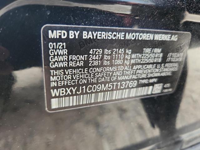 2021 BMW X2 XDRIVE2 WBXYJ1C09M5T13769