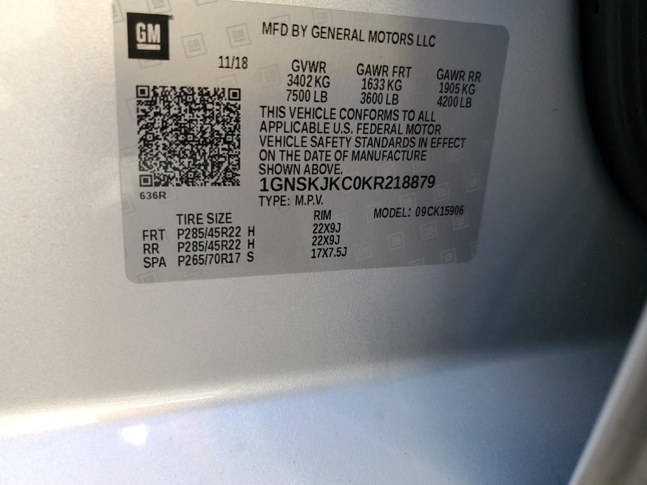 CHEVROLET SUBURBAN K1500 PREMIER