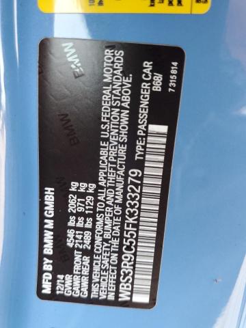 2015 BMW M4 WBS3R9C55FK333279